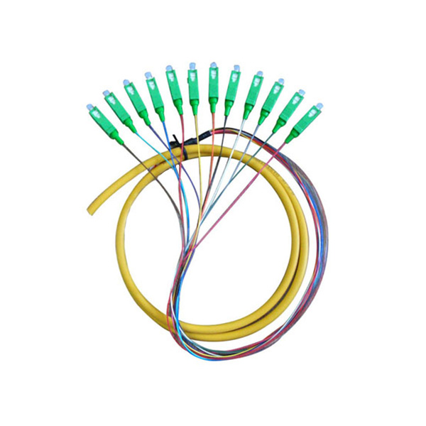 12 core pigtal with SC/APC SM 5m long LSZH fan out 50cm