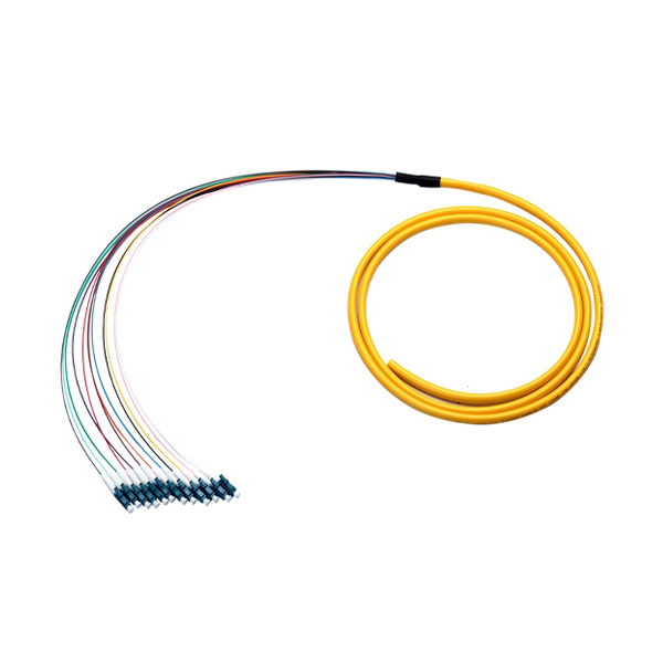 12 core pigtal with LC/UPC MM 5m long LSZH fan out 100cm